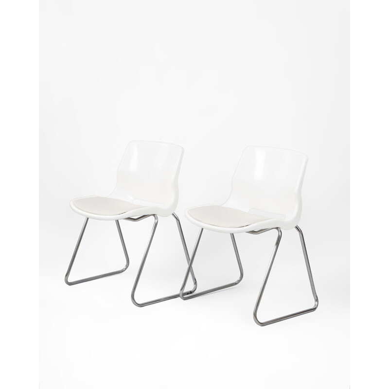 Set of 2 vintage chairs by Svante Schöblom for Overman, Sweden 1960s