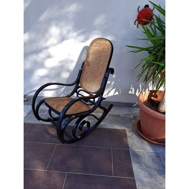 Vintage italian rocking chair, 1960s