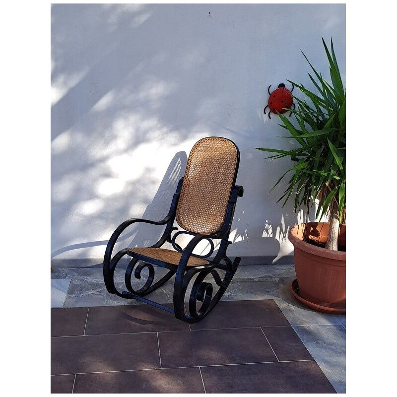 Vintage italian rocking chair, 1960s