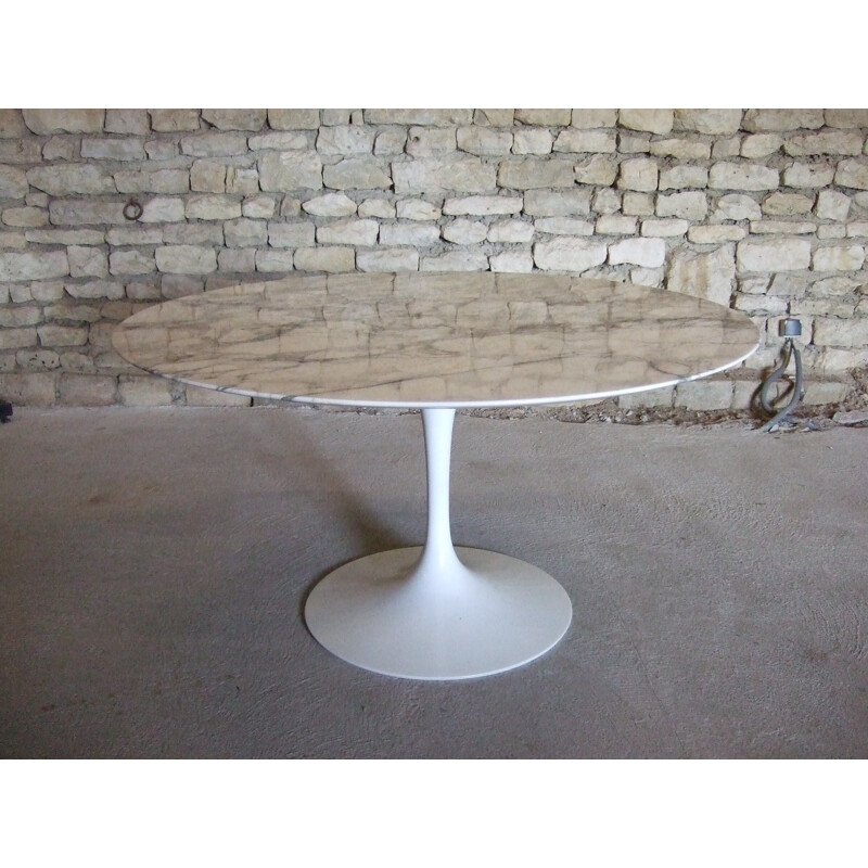 Vintage Knoll dining table in marble, Eero SAARINEN - 1970s