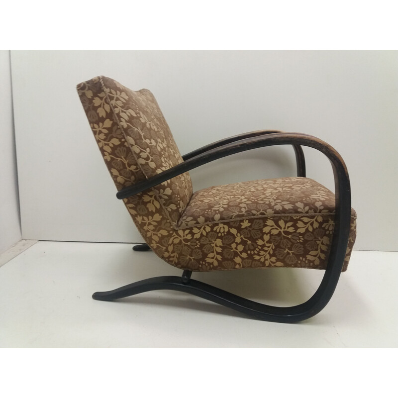 Poltrona vintage H269 di Halabala per Thonet, Cecoslovacchia 1930