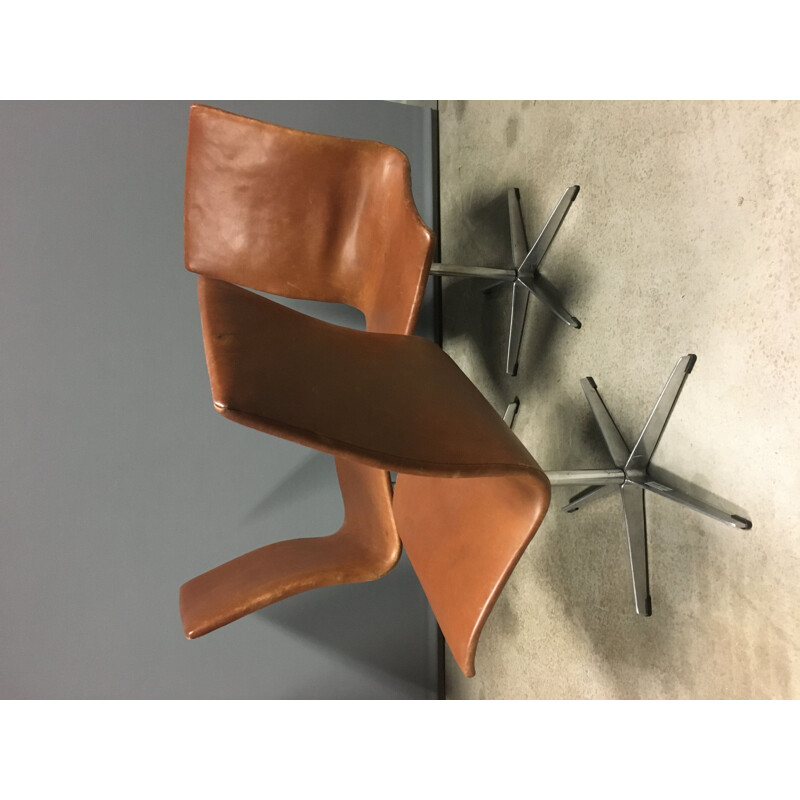 Juego de 3 sillas vintage 'Oxford' de Arne Jacobsen