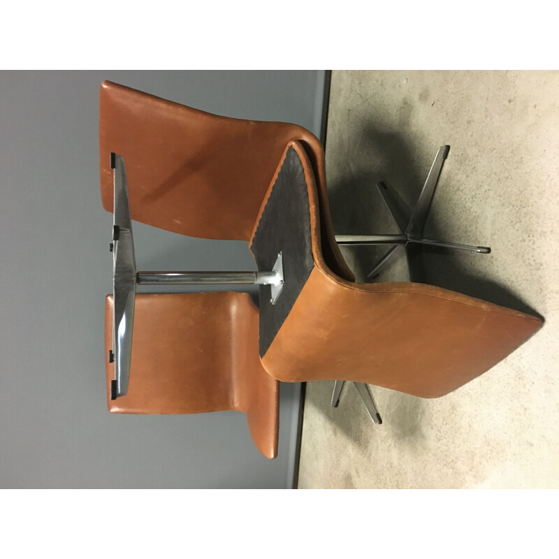 Set of 3 vintage 'Oxford' chairs by Arne Jacobsen