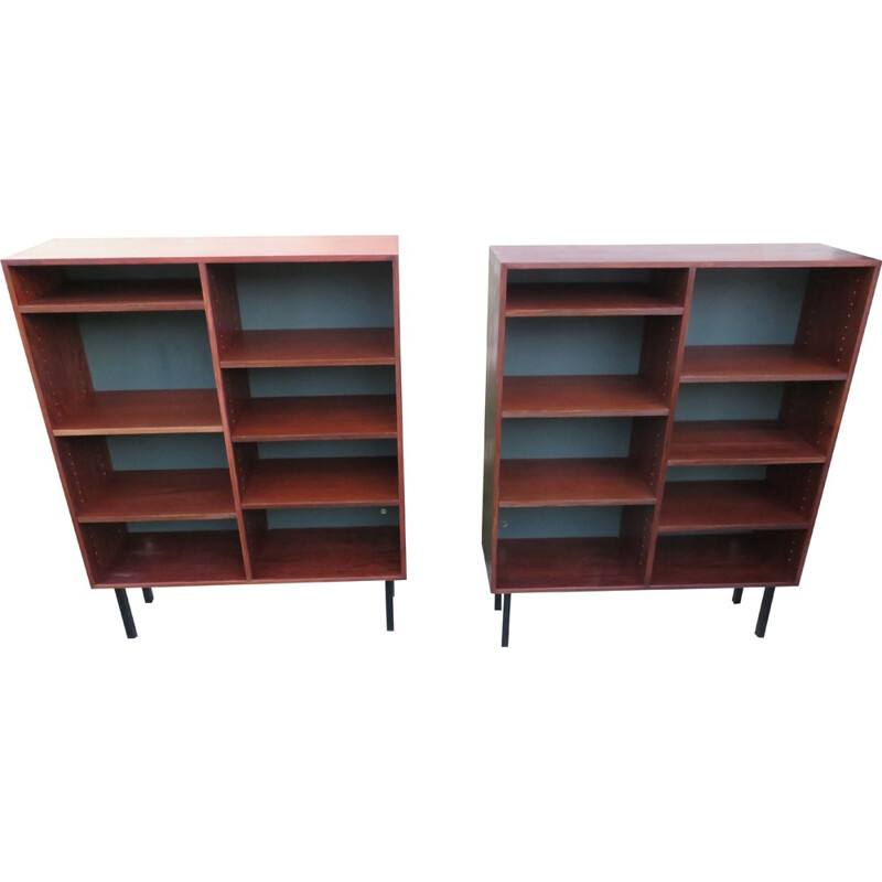 Pair of Danish Bramin bookcases in rosewood - 1960s