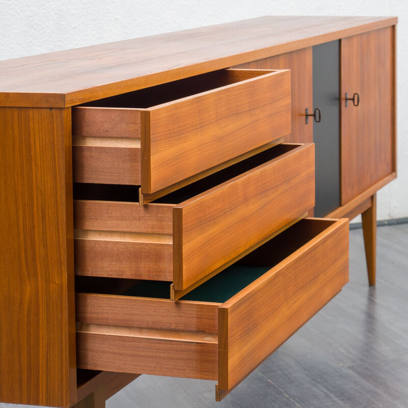 Mid-Century sideboard walnut, 1960s 