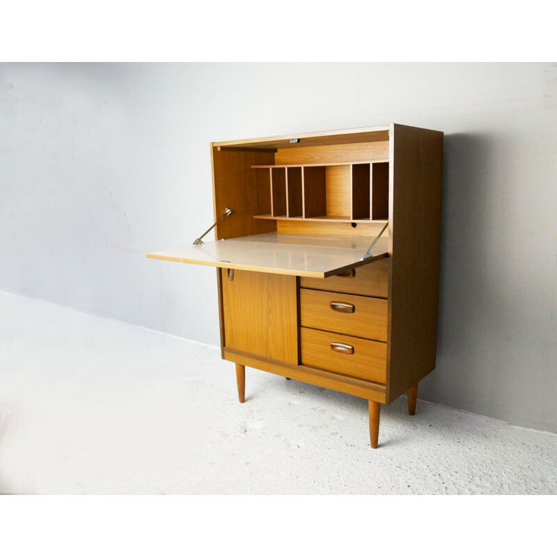 Mid-century highboard desk by Schreiber, 1970s