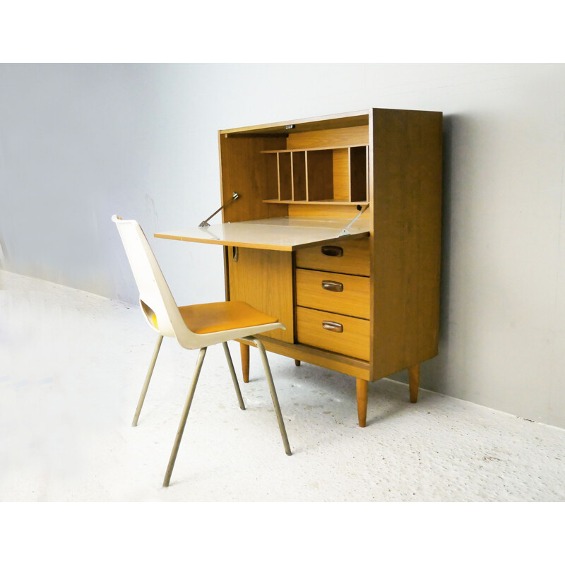 Mid-century highboard desk by Schreiber, 1970s