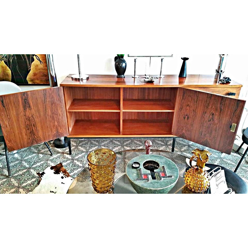 Sideboard "A24" in rosewood, A.PHILIPPON and J.LECOQ - 1950s