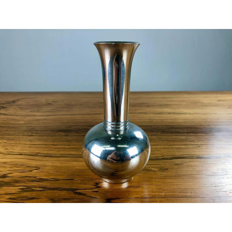 Vintage pewter vase by Just Andersen, 1940