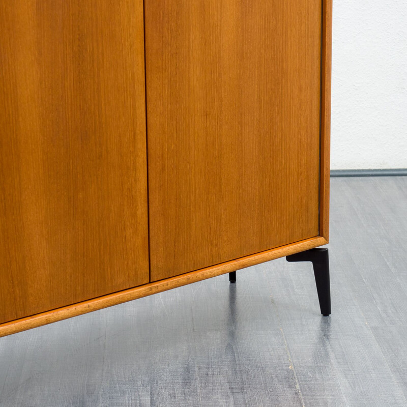 Mid-century teak highboard cabinet by WK Möbel, 1960s