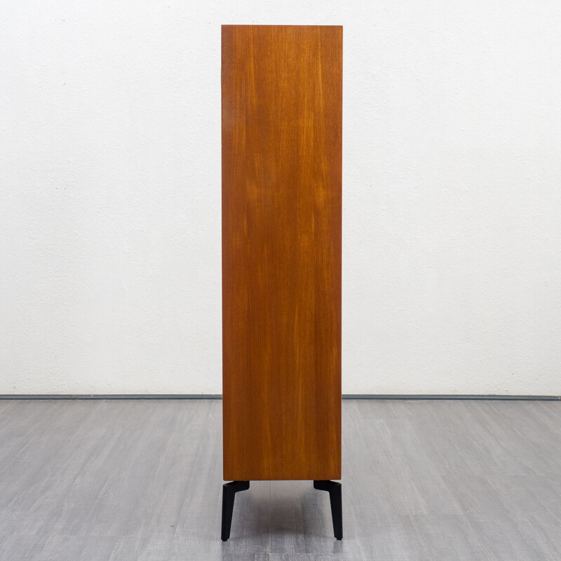 Mid-century teak highboard cabinet by WK Möbel, 1960s