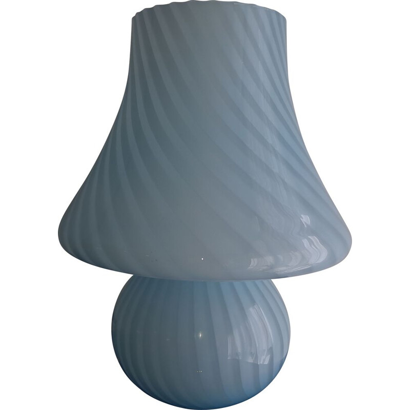 Vintage Pilzlampe mit Wirbel aus Murano, 1970
