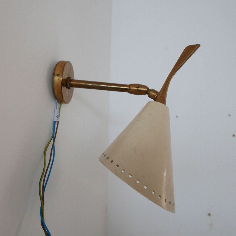 Mid-century italian wall lamp by Oscar Torlasco for Lumen