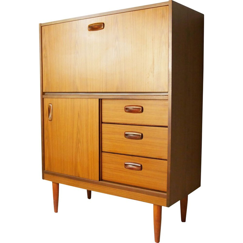 Mid-century highboard desk by Schreiber, 1970s