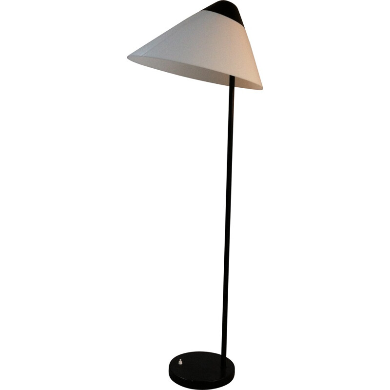 Louis Poulsen "Opala" floor lamp in steel, Hans WEGNER - 1970s