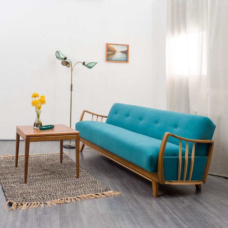 Mid-century walnut coffee table, 1960s 