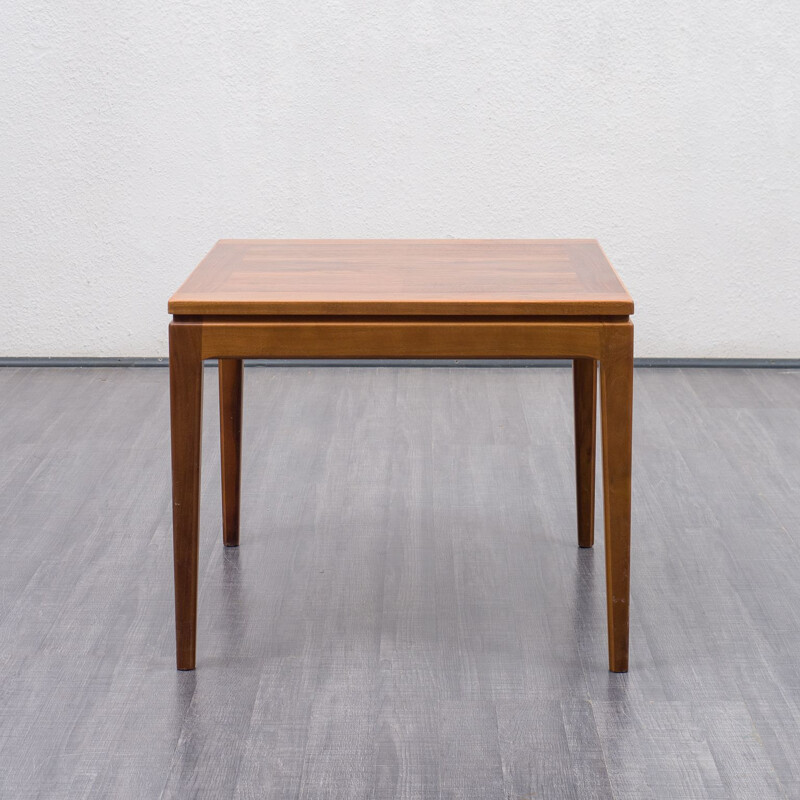 Mid-century walnut coffee table, 1960s 
