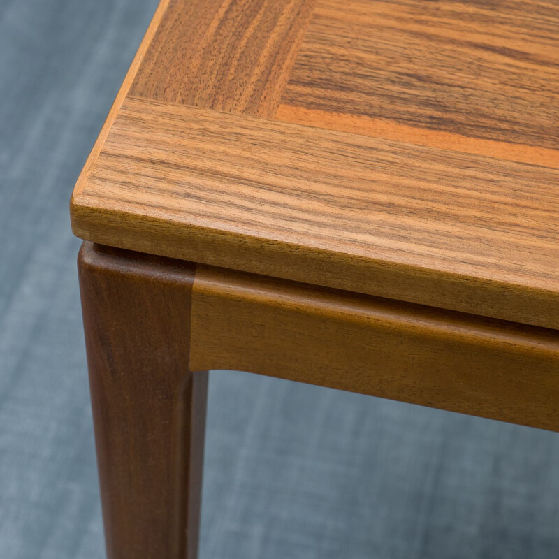 Mid-century walnut coffee table, 1960s 