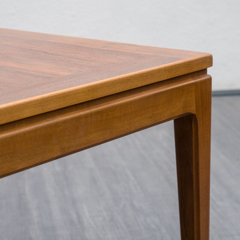 Mid-century walnut coffee table, 1960s 