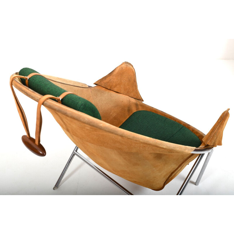 Chaise lounge vintage BO-360 d'Erik Ole Jørgensen pour Bovirke, 1953