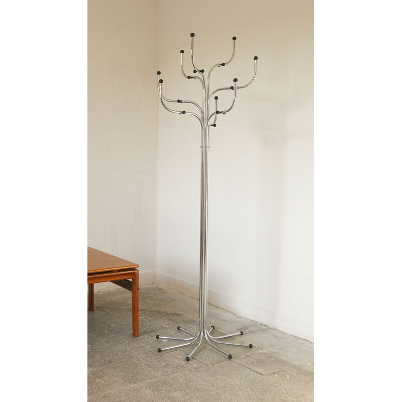 Mid-century 999 coat tree hanger by S. Werner for Fritz Hansen, 1970s