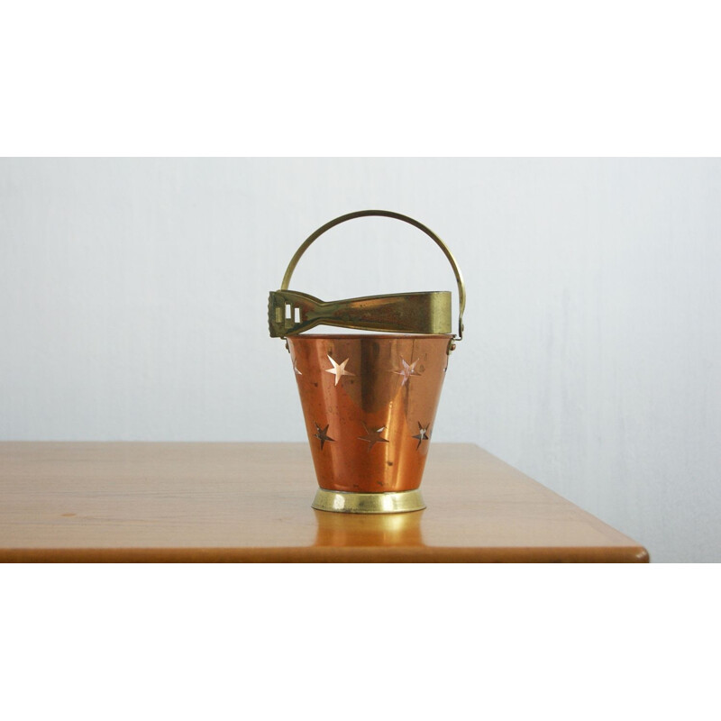 Vintage copper ice bucket by Mitab Karlshamn, Sweden