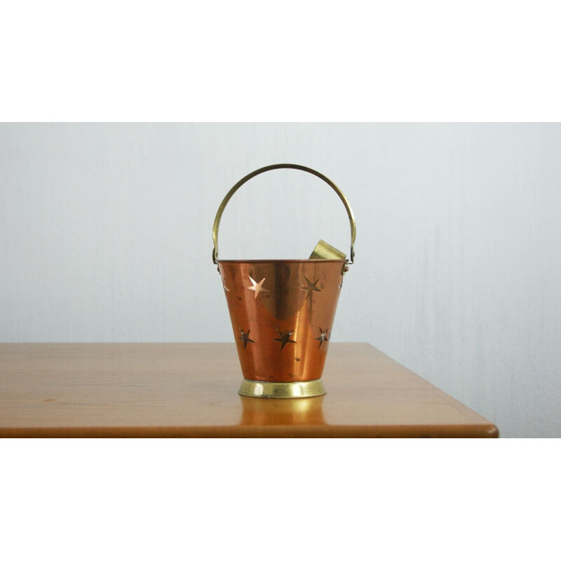 Vintage copper ice bucket by Mitab Karlshamn, Sweden