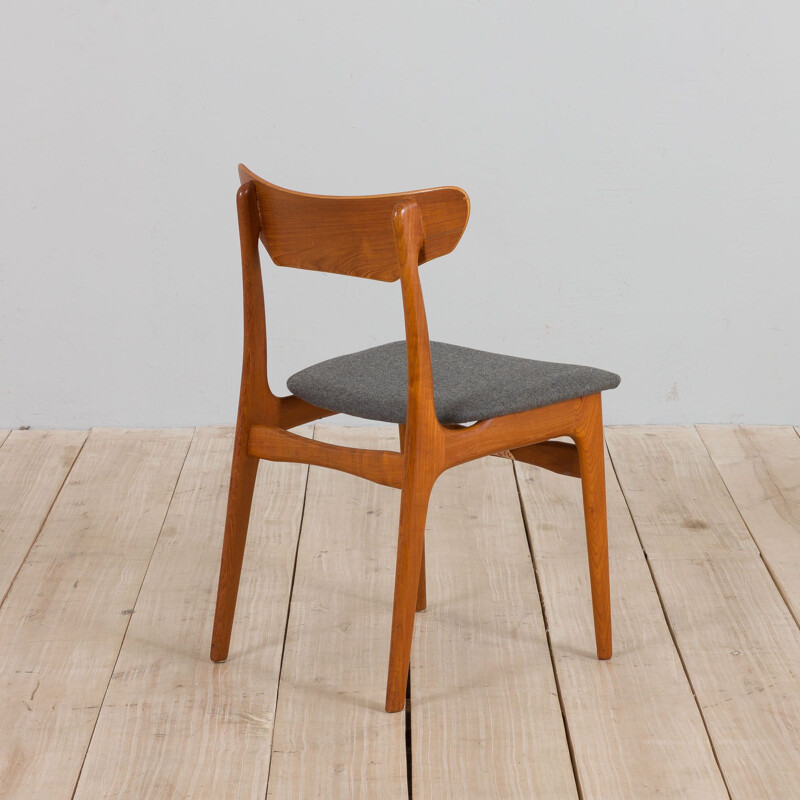 Set of 4 vintage danish teak chairs by Schønning & Elgaards, 1960s