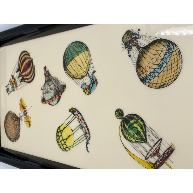 Mid-century baloons tray by Piero Fornasetti, 1980s