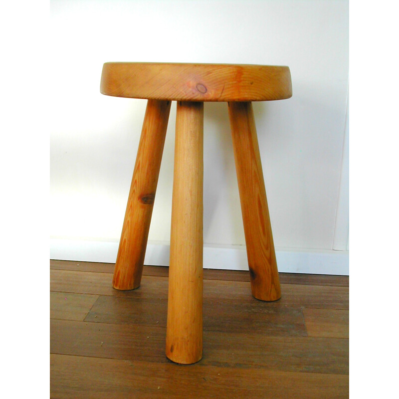 Mid century stool in pine - 1960s