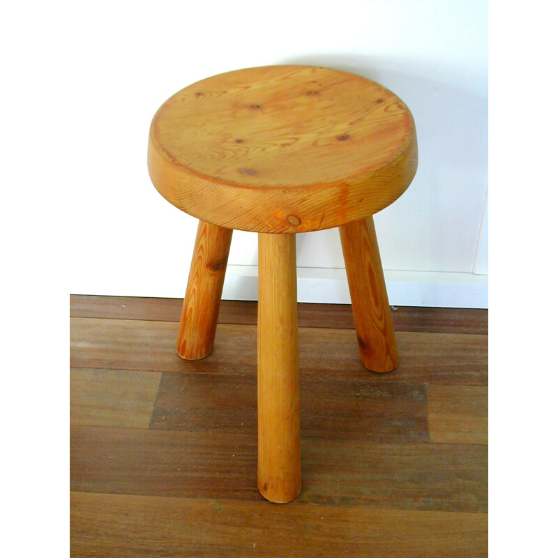 Mid century stool in pine - 1960s