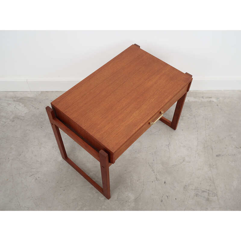 Teak vintage night stand, Denmark 1970s