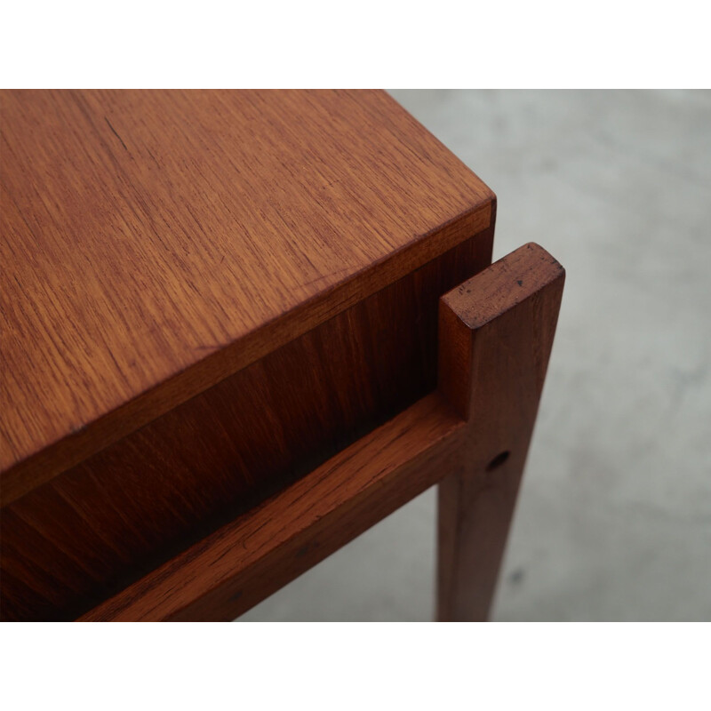 Teak vintage night stand, Denmark 1970s