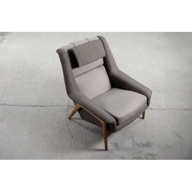 Fauteuil suédois vintage par Folke Ohlsson pour Dux, 1960