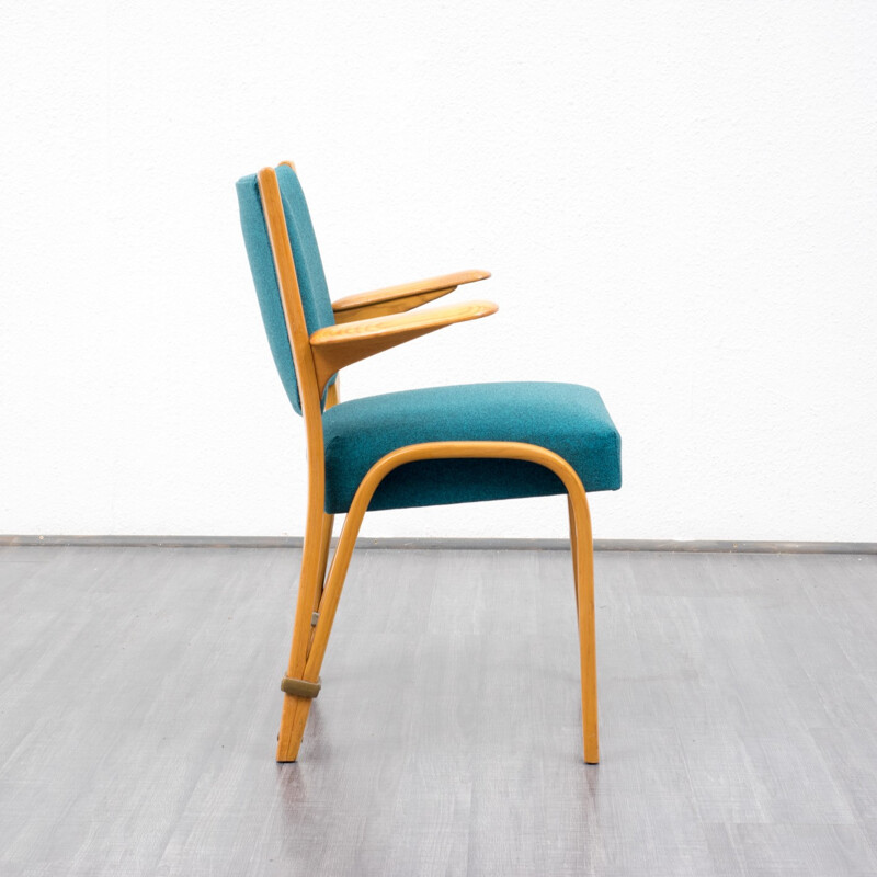 Vintage "Bow Wood" armchair, Hugues STEINER - 1940s