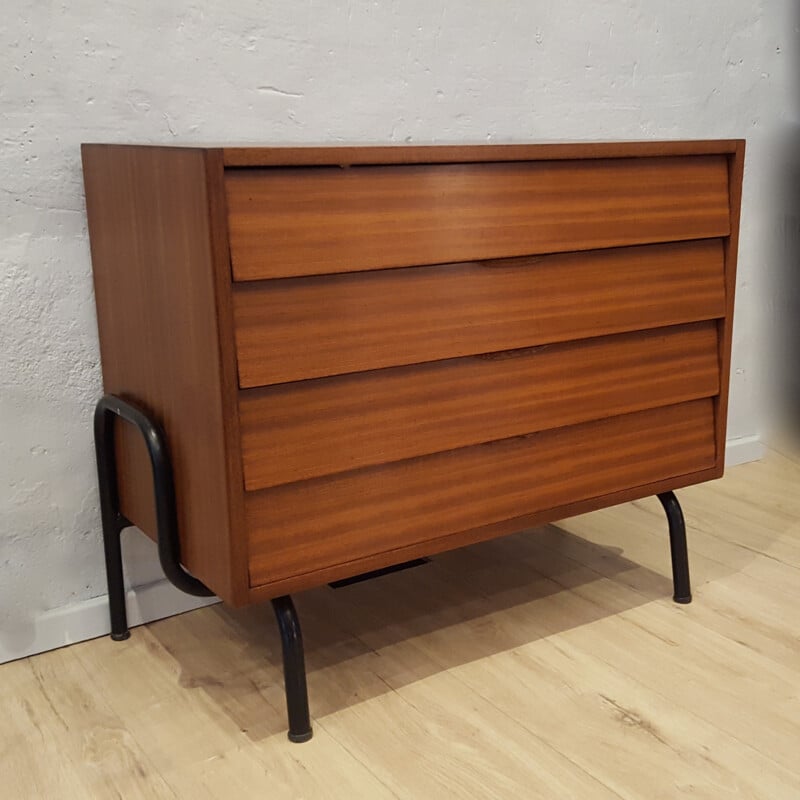 Vintage Tubauto chest of drawers, Jacques HITIER - 1950s