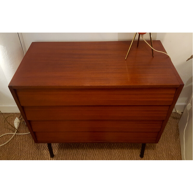 Vintage Tubauto chest of drawers, Jacques HITIER - 1950s