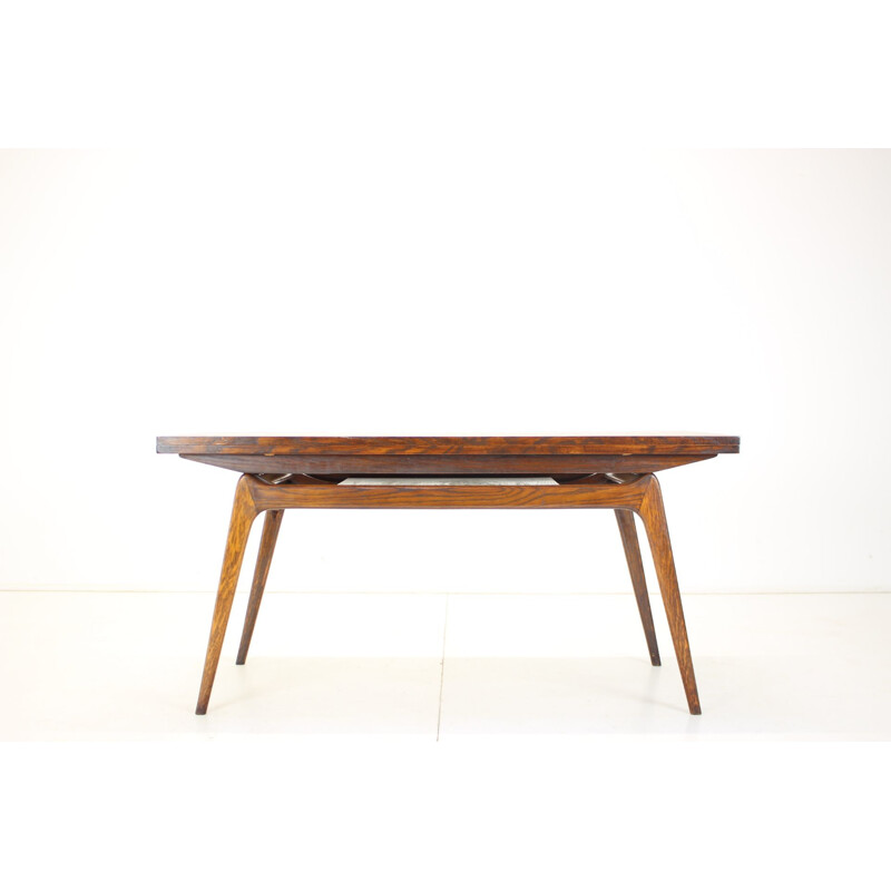 Mid-century danish adjustable conference table, Denmark 1960s