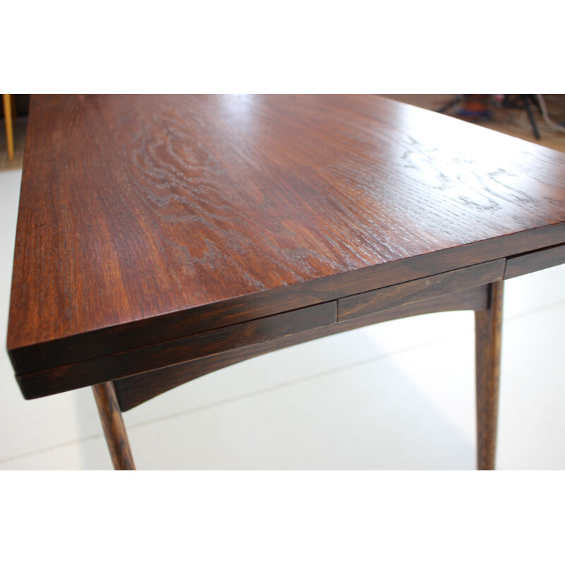 Mid-century danish adjustable conference table, Denmark 1960s