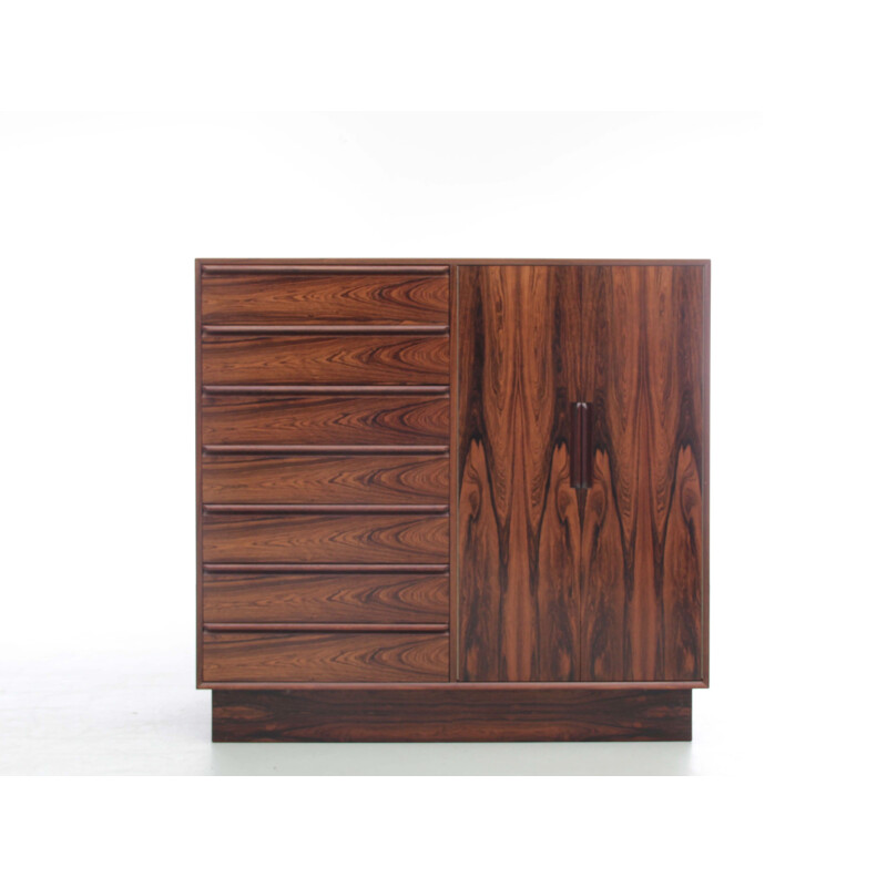 Scandinavian vintage chest of drawers in Rio rosewood