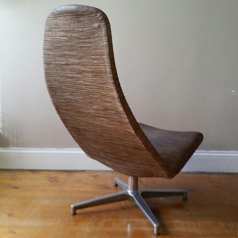 Scandinavian armchair "Contourette Roto Lounge Relax", Alf SVENSSON - 1960s