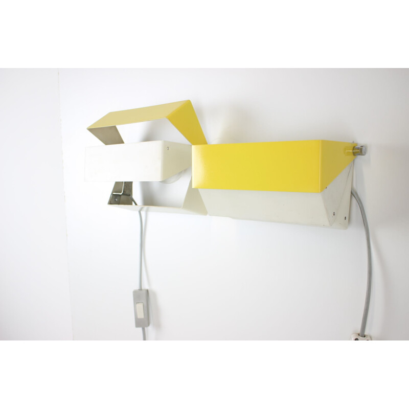 Pair of mid-century wall lamps by Josef Hurka for Napako, Czechoslovakia 1970s