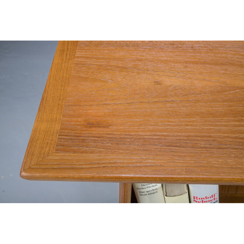 Mid-century teak desk by Gunnar Nielsen for Tibergaard, Denmark 1960s