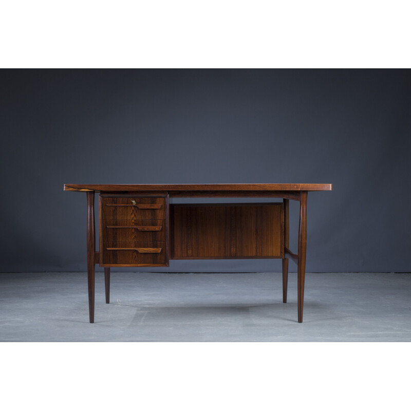 Mid-century Danish rosewood desk by Arne Vodder for Sibast, 1950s