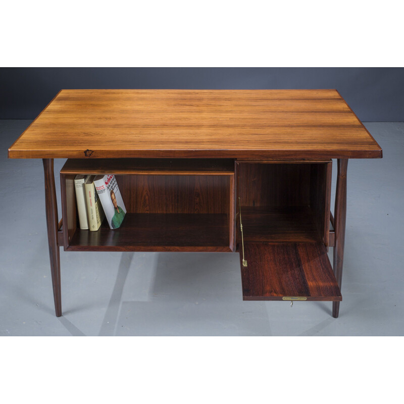 Mid-century Danish rosewood desk by Arne Vodder for Sibast, 1950s