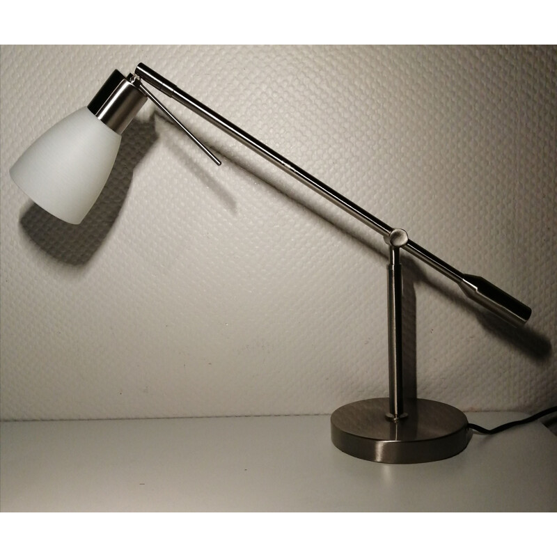 Vintage steel pendulum desk lamp, Germany