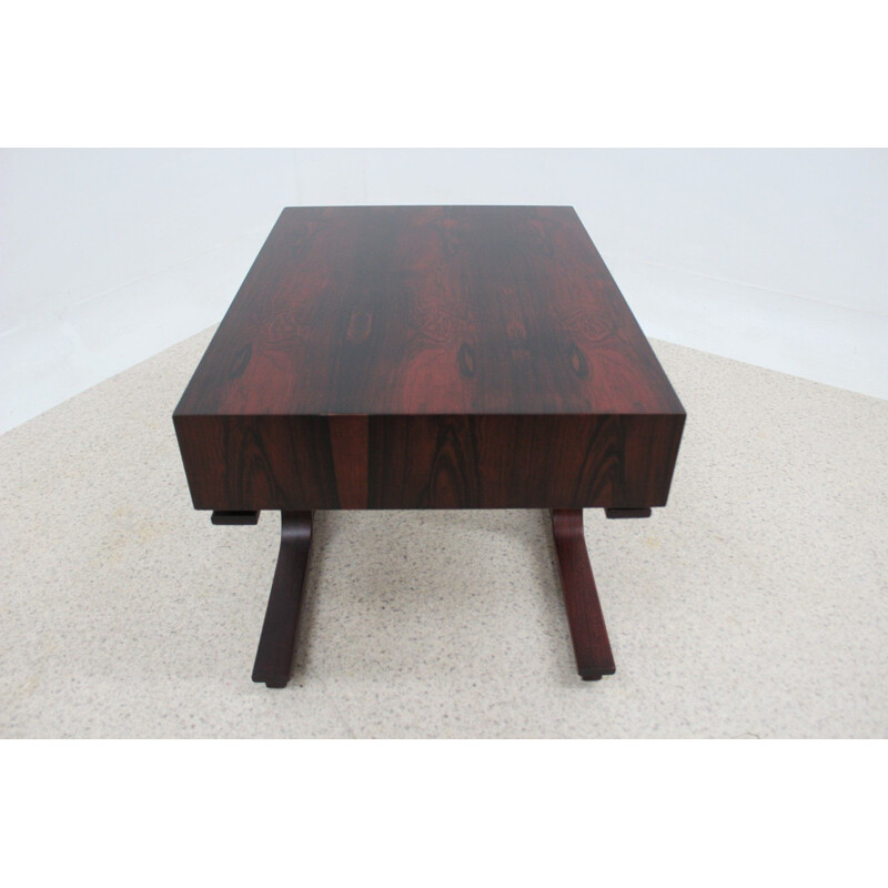 Mesa de café Vintage Rosewood de Gianfranco Frattini para Bernini, 1957