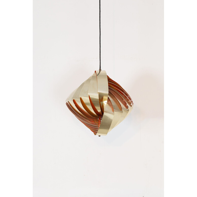 Vintage Konkylie pendant lamp by Louis Weisdorf for Lyfa, 1960