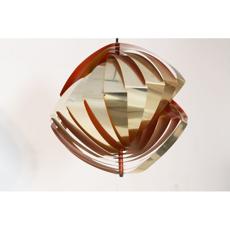 Vintage Konkylie pendant lamp by Louis Weisdorf for Lyfa, 1960