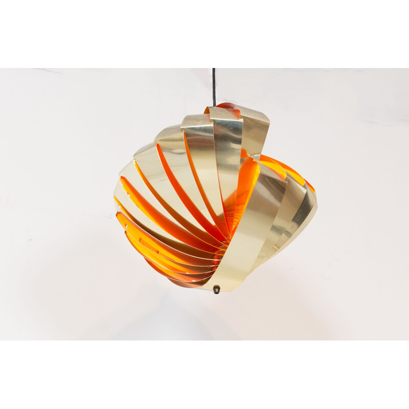 Vintage Konkylie pendant lamp by Louis Weisdorf for Lyfa, 1960